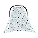 Baby Car Seat Canopy Cover - Soft & Breathable, Trendy Design, Protects Your Baby - Can Be Used As A Blanket, Stroller Cover & Nursing Cover - Star - By SCUDDLES