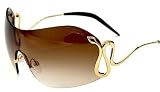 Roberto Cavalli - Roberto Cavalli TALIA 196S 772 BROWNGRADIENT/GOLDMETAL Designer Sunglasses