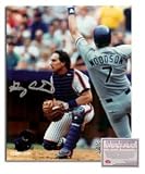 Gary Carter New York Mets MLB Hand Signed 8x10 Photograph Catching