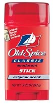 Old Spice Classic Wide Solid, Original Scent, 3.25-Ounce Boxes (Pack of 6)