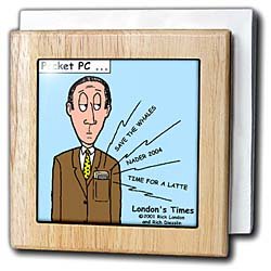 POLITICALY CORRECT POCKET OR POCKET PC - 6 Inch Tile Napkin Holder
