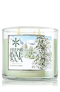Bath & Body Works Fresh Balsam 3 Wick Candle 2014