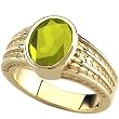 14K Yellow Gold Peridot Ring