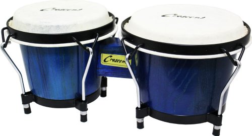 Crescent Transparent Blue Pro Bongos