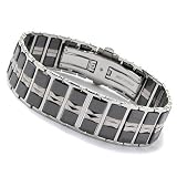  : Croton Ceramic / Tungsten / Stainless Steel 8.5' Bracelet
