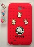 Heart Stickers Crocs Silicone Soft Case for Samsung I9220/9228