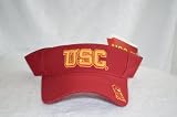 USC Trojans Cardinal Red Visor Hat - NCAA Baseball Golf Cap