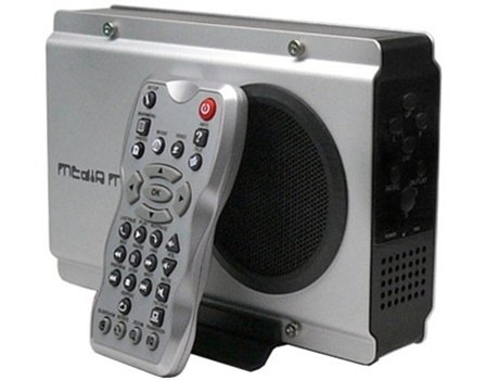 MediaMate GP-MED35 500GB Aluminum Hard Drive 1080i Multimedia Player w/Remote Control (Silver)- Retail