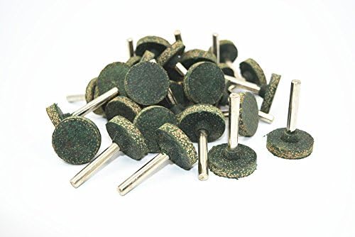 30mm x 6mm x 6mm Abrasive Mounted Point With Shanks Cylindrical Shape Metal Polishing Tool 50 Pcs