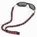 Chums RCH500S Original Cotton Eye Glasses Retainer Standard End - Red & Gray Stripe