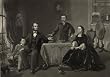 Abraham Lincoln and His Family - c. 1866 Painting by S.B. Waugh - Photographic Print from the Library of Congress Collection