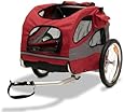 Solvit HoundAbout II Pet Bicycle Trailer, Aluminum Frame, Medium