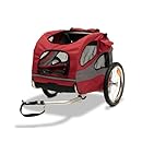 Solvit HoundAbout II Pet Bicycle Trailer, Aluminum Frame, Medium