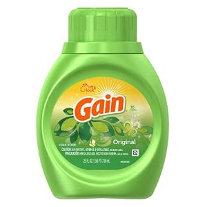 Gain With Freshlock Original Liquid Detergent 16 Loads 25 Fl Oz (Pack of 2)