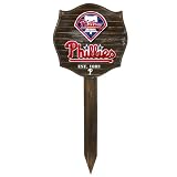 Philadelphia Phillies Home Garden Lawn Wood Stake Sign