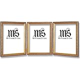 Frame for Picture Photo Diploma or Poster, Solid Wood, Gold, style #609T