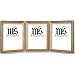 4x6 / 4'' x 6'' Frame for Picture or Photo, Solid Wood, Gold, style #609T