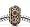 Birthstone Spacer Bead Charm (Gold On Rose Pink)