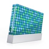 Nintendo Wii Skin plus one nunchuck skin-Blue Dots