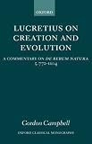 Review OUP Oxford  / Lucretius on Creation and Evolution: Book 5 Lines 772-1104: A Commentary on De Rerum Natura: Book 5 Lines 772-110 (Oxford Classical Monographs)