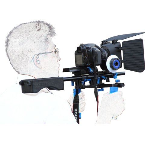 Best eimo Pro DSLR Rig Movie Kit Shoulder Mount Rig with Follow Focus