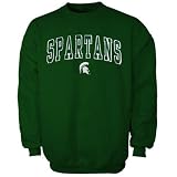 Michigan State Spartans Green Mascot One Sweatshirt