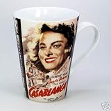 Casablanca Coffee Mug of Classic Movie Starring Ingrid Bergman & Humphrey Bogart