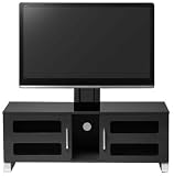 High Gloss Black Cantilever Stand For Up To 60 inch TVs