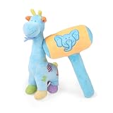 "Georgie - the Alpha-numeric Giraffe" and "Thunder - the Musical Elephant Hammer" Plush Toy Set