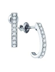 0.19CT-DIA HOOPS EARRING