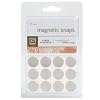 Basic Grey 5/8-Inch-by-1/32-Inch Magnetic Snaps Large, 6-Pack