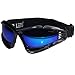 Polarlens PG16 Blue Goggles, Snowboard Goggles, Ski-Sunglasses , Ski Goggles with FLASH MIRROR by European Designer