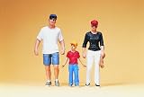 YOUNG FAMILY - PREISER G SCALE MODEL TRAIN FIGURES 45106
