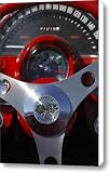 1961 Chevrolet Corvette Convertible Steering Wheel Canvas Print / Canvas Art - Artist Jill Reger
