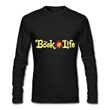 QMY Men's Book Of Life Logo Long Sleeve T-shirts Size S