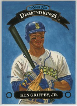 Ken Griffey Jr Seattle Mariners 1993 Donruss Diamond Kings Baseball Card