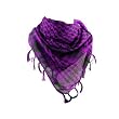 Trendy Premium Houndstooth Check Soft Scarf (Purple)