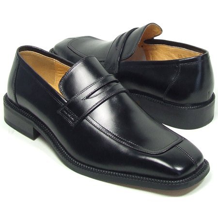 Zota Leather Loafer Black – Mens dress shoes