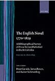 Review OUP Oxford  / The English Novel, 1770-1829: 1800-1829 v.2: A Bibliographical Survey of Prose Fiction Published in the British Isles: 1800-1829 Vol 2