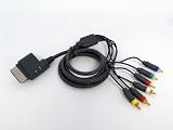 2 METER HD-AV KABEL MICROSOFT © XBOX360 – 2M COMPONENT CABLE – MIT CHINCH – HIGH DEFINITION – ORIGINAL XBOX 360 ZUBEHÖR – MIT HDTV TV UMSCHALTER