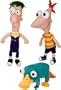 Disney Phineas and Ferb Set of 3 Plush 9 Inch Figures [Phineas, Ferb & Perry]