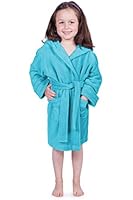 Kid's Hooded Terry Cloth Bathrobe (Splash) Eco-Friendly Clothing by Texere