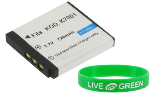 Check out sale price for Young Micro KLIC-7001 720mAh Li-Ion Battery Compatible with Kodak EasyShare M340 Digital Camera Green. Free Shipping.