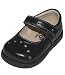 Elaine Black Leather Mary Jane ~ infant & toddler