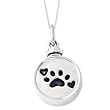 Sterling Silver Best Friend Animal Ash Holder Sentimental Expressions Necklace