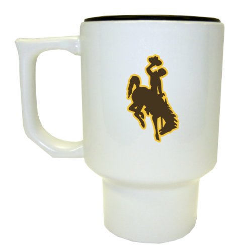 NCAA University of Wyoming 17-Ounce Classic Series Ceramic Travel Mug