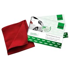 Sigel T1123 Aktion 2 Fahrtenb�cher FA614 + 1 Microfasertuch gratis A6 q, 2 St�ck, 40 Blatt
