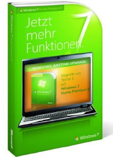 Windows 7 Anytime Upgrade 32/64 Bit deutsch (Windows 7 Starter auf Windows 7 Home Premium)