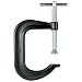 Armstrong 78-334 4-Inch Capacity Super Deep, Square Throat Pattern C-Clamp, Zinc Plated