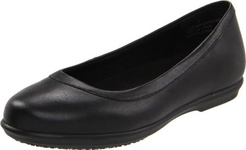 crocs Women's Grace Flat, Black/Black, 4.5 M US